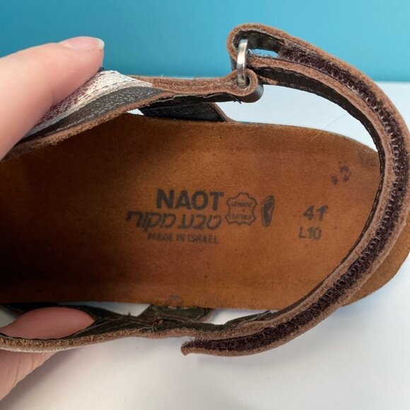 NAOT Embellished Leather Sandals Womens Size 10 Eur 41 - Picture 9 of 9